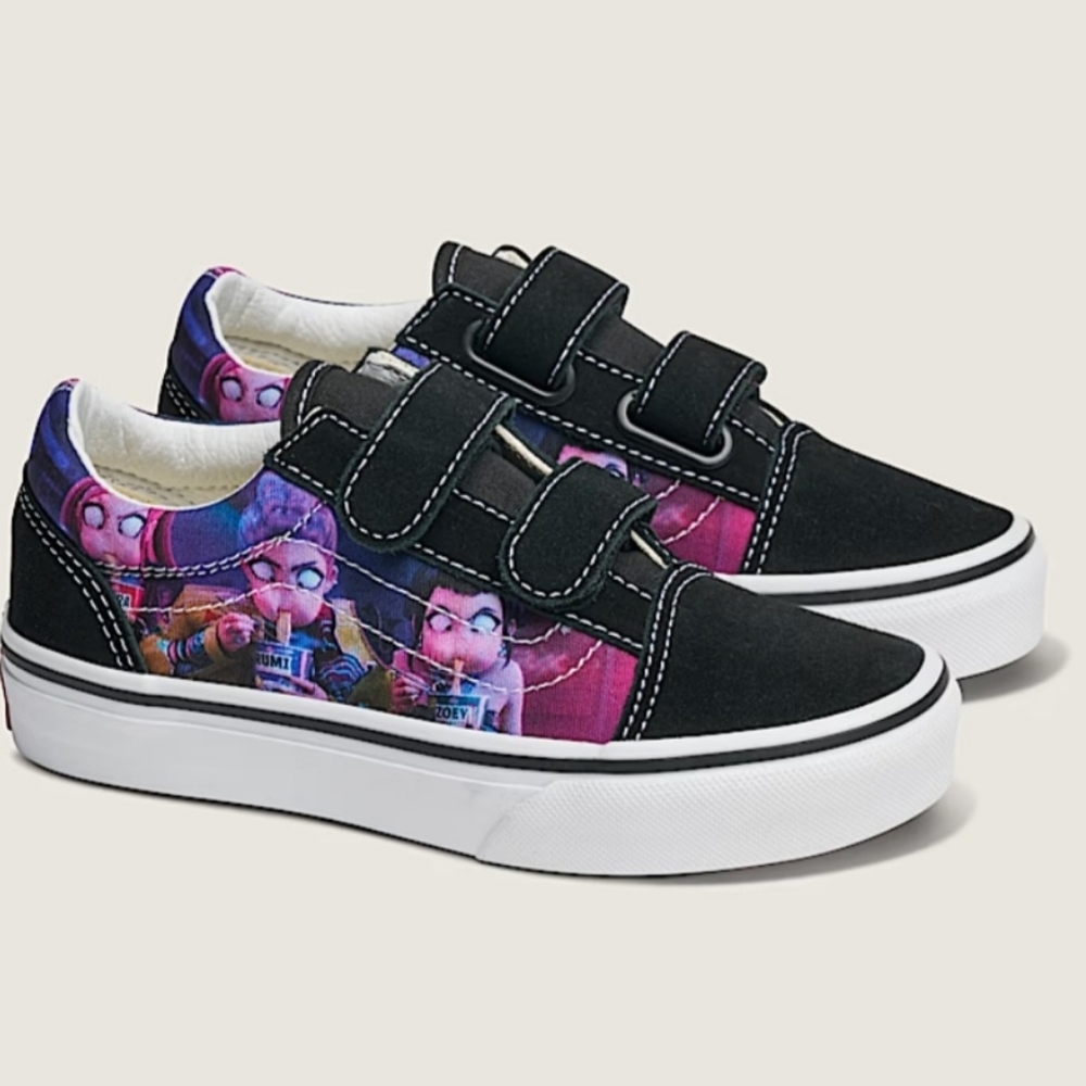 KPop Demon Hunters x Vans Little Kids Old Skool V Shoe